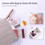 COSLUS Cordless Nail Drill Electric File: Professional for Acrylic Gel Dip Powder Nails Portable Nail Drill Machine Kit for Manicure Pedicure Nail Dremel Set with Everything Rechargeable Lightweight - Image 7